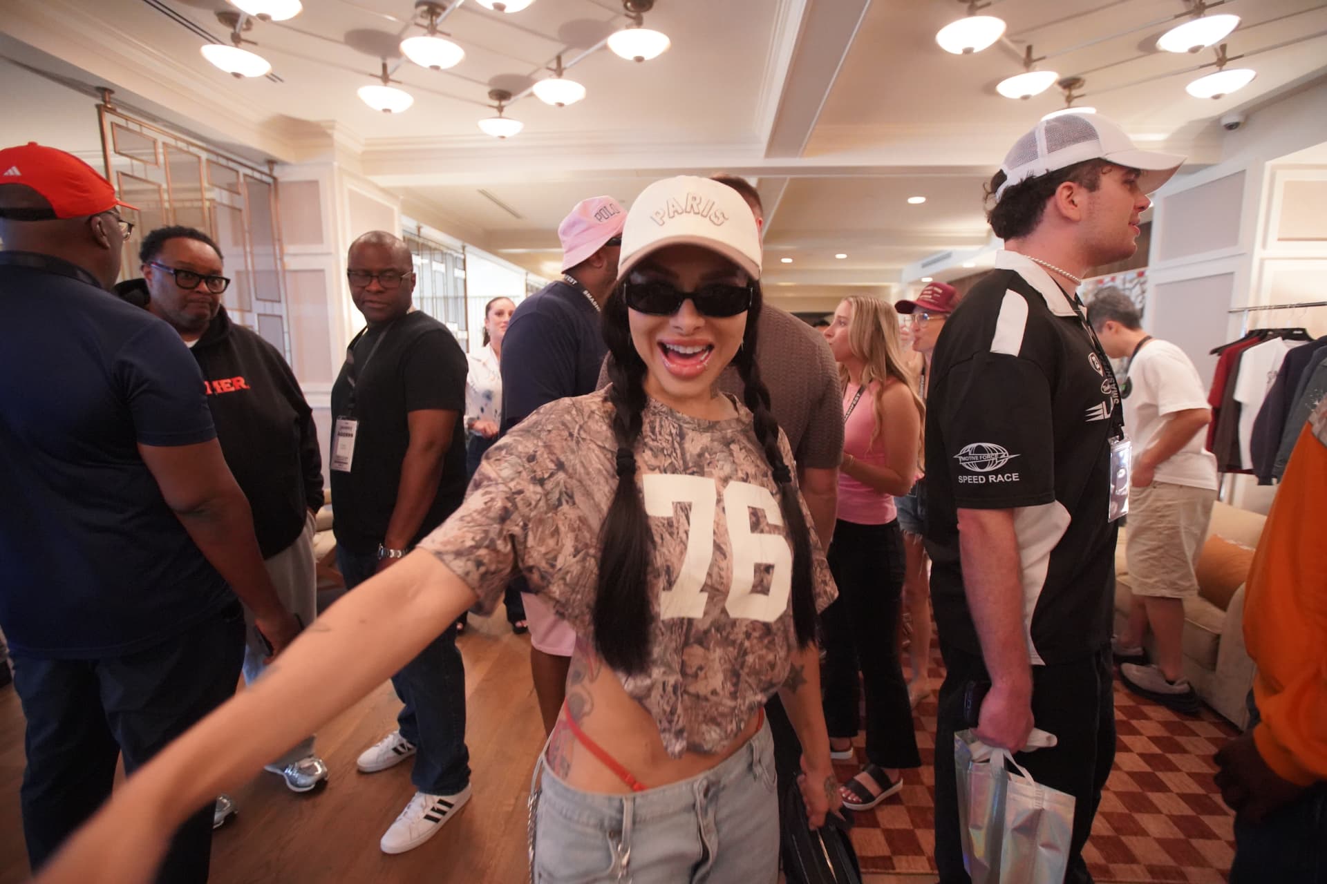 Jaz at an event